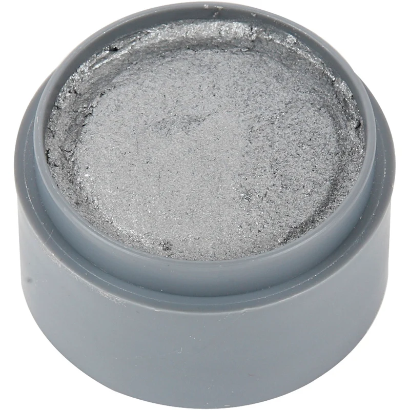 Grimas Gesichtsschminke, Silber, 15 ml/ 1 Dose [HOB-77030]