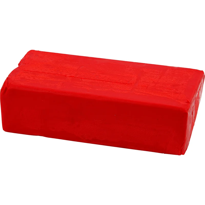 Knetmasse, Größe 13x6x4 cm, Rot, 500 g/ 1 Pck [HOB-78682]