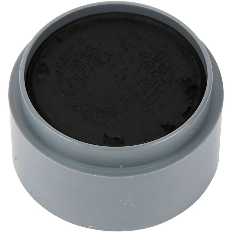 Grimas Gesichtsschminke, Schwarz, 15 ml/ 1 Dose [HOB-77020]
