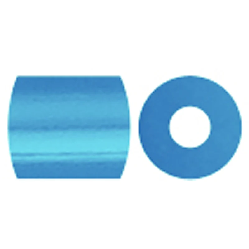 Bügelperlen, Größe 5x5 mm, Lochgröße 2,5 mm, medium, Neonblau (32235), 6000 Stk/ 1 Pck [HOB-751291]