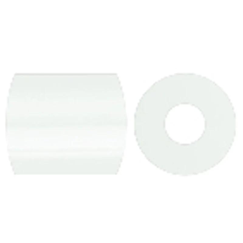 Fotoperlen, Größe 5x5 mm, Lochgröße 2,5 mm, medium, Weiß (15), 6000 Stk/ 1 Pck [HOB-75515]