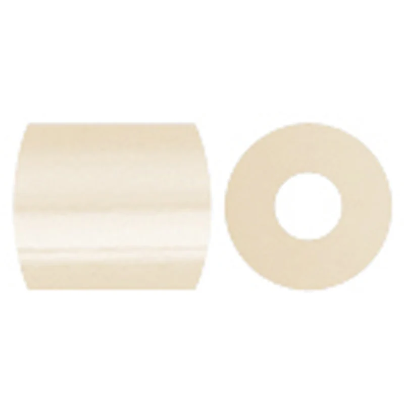 Fotoperlen, Größe 5x5 mm, Lochgröße 2,5 mm, medium, Hellbeige (12), 6000 Stk/ 1 Pck [HOB-75512]