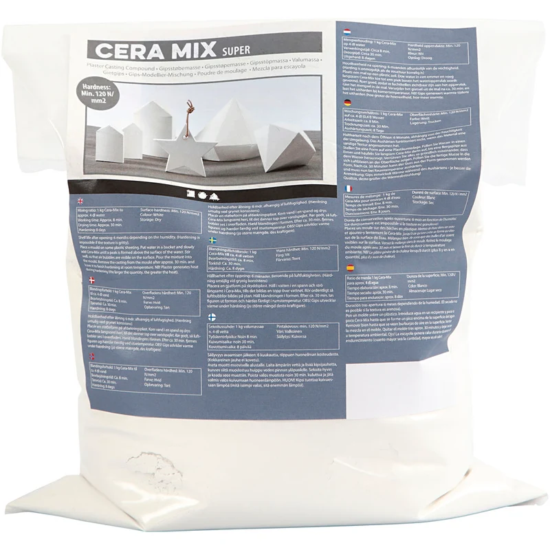 Cera-Mix Gießmasse "Super", Weiß, 5 kg/ 1 Pck [HOB-78640]