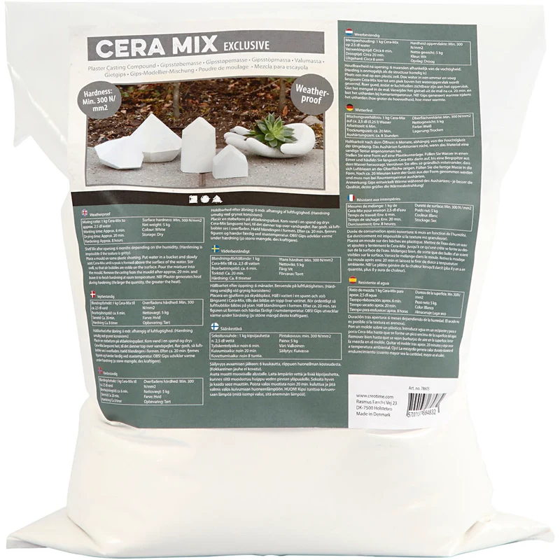 Cera-Mix Gießmasse "Exklusiv", Weiß, 5 kg/ 1 Pck [HOB-78605]