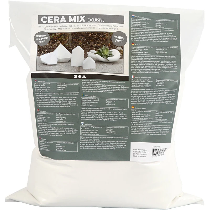 Cera-Mix Gießmasse "Exklusiv", Weiß, 5 kg/ 1 Pck [HOB-78605]