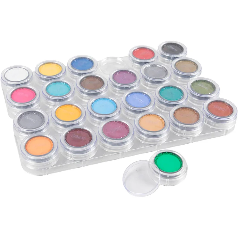 Grimas Schminkpalette, Sortierte Farben, 24x2.50 ml/ 1 Stk [HOB-77004]
