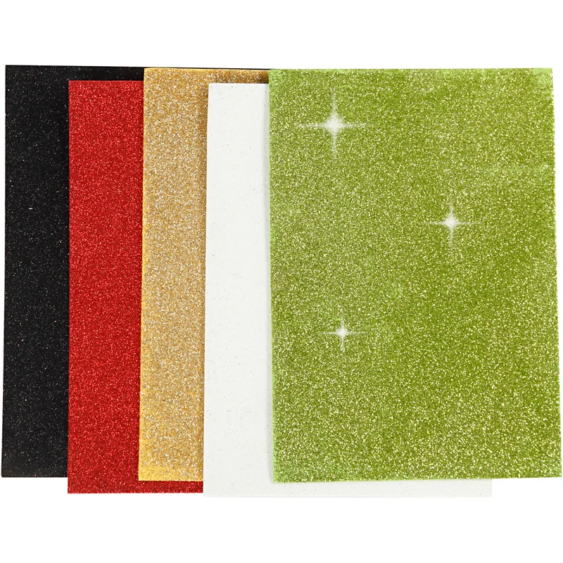 Moosgummi, A5, Blatt 148x210 mm, Dicke 2 mm, 5 Bl./ 1 Pck [HOB-769011]