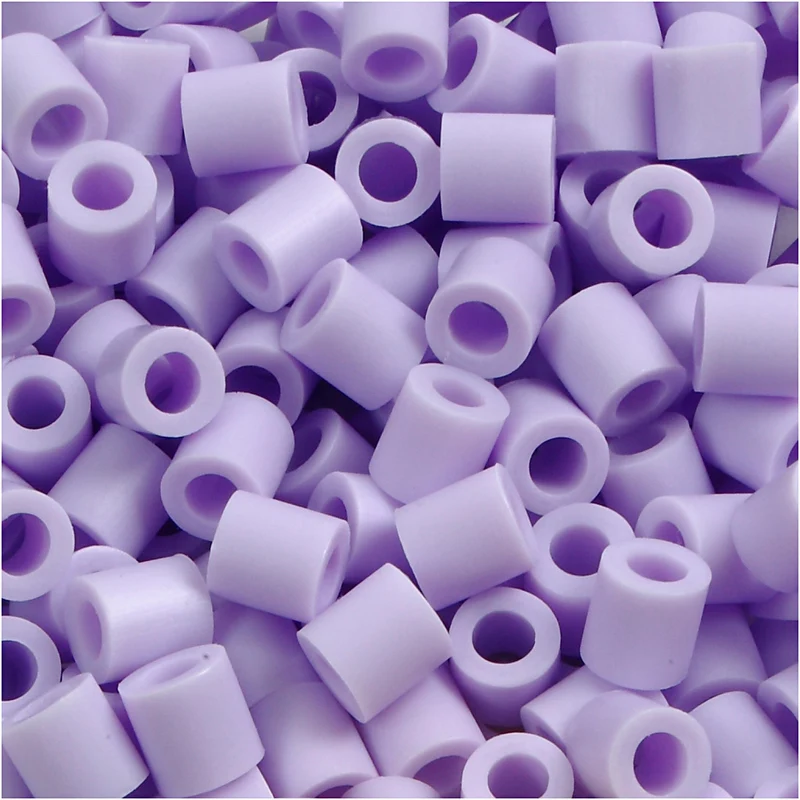 Bügelperlen, Größe 5x5 mm, Lochgröße 2,5 mm, medium, Flieder (32245), 6000 Stk/ 1 Pck [HOB-751241]
