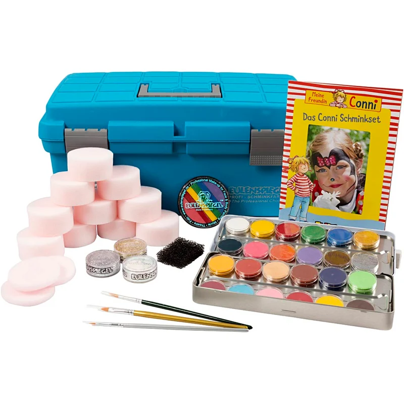 Eulenspiegel Einsteiger-Schminkkoffer, Sortierte Farben, 1 Set [HOB-76141]