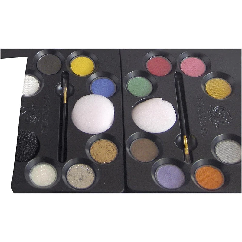 Wasserschminke-Set mit Schritt-für-Schritt-Anleitung, Sortierte Farben, 1 Set [HOB-76131]