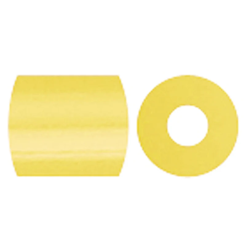 Bügelperlen, Größe 5x5 mm, Lochgröße 2,5 mm, medium, Pastellgelb (32244), 6000 Stk/ 1 Pck [HOB-751161]
