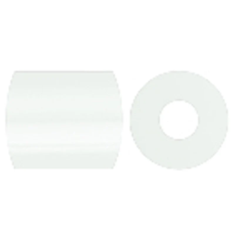 Bügelperlen, Größe 5x5 mm, Lochgröße 2,5 mm, medium, Weiß (32221), 6000 Stk/ 1 Pck [HOB-751151]