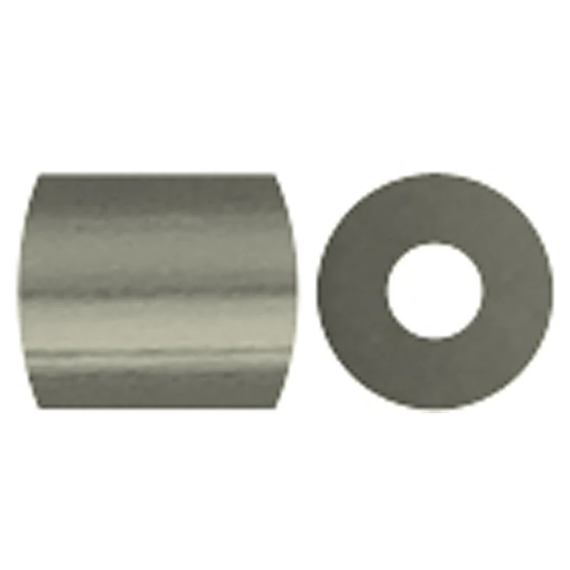 Bügelperlen, Größe 5x5 mm, Lochgröße 2,5 mm, medium, Aschgrau (32226), 1100 Stk/ 1 Pck [HOB-751080]