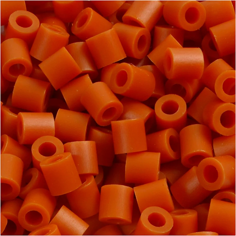 Bügelperlen, Größe 5x5 mm, Lochgröße 2,5 mm, medium, Rotbraun (32254), 6000 Stk/ 1 Pck [HOB-751051]