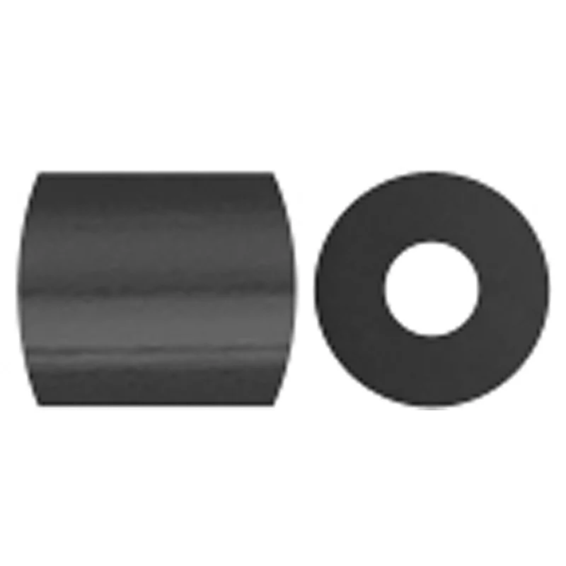 Bügelperlen, Größe 5x5 mm, Lochgröße 2,5 mm, medium, Schwarz (32220), 6000 Stk/ 1 Pck [HOB-751011]