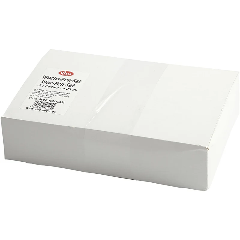 Kerzenstifte, Sortierte Farben, 20x28 ml/ 1 Pck [HOB-73510]