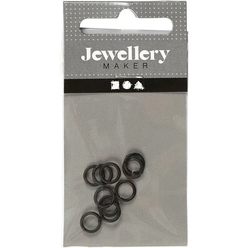 Biegering, Größe 7 mm, Dicke 1 mm, Schwarz, 50 Stk/ 1 Pck [HOB-60591]