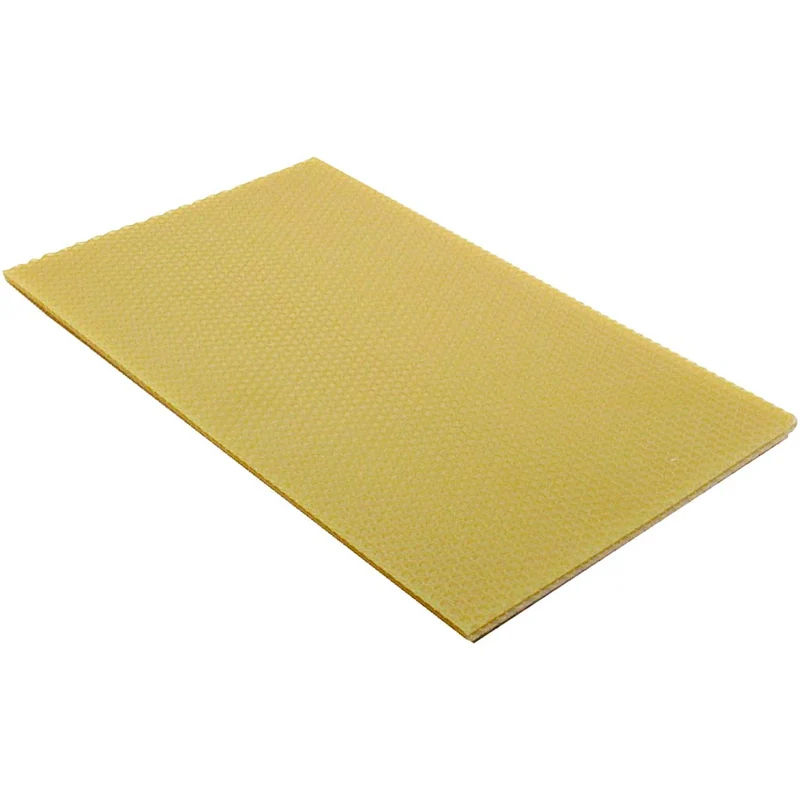 Bienenwachsplatten, Größe 20x33 cm, Dicke 2 mm, Natur, 1 Stk [HOB-73202]