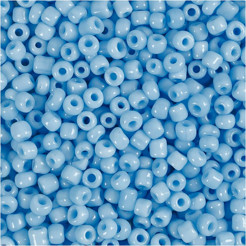 Rocailleperlen, D 3 mm, Größe 8/0, Lochgröße 0,6-1,0 mm, Türkis, 25 g/ 1 Pck [HOB-682041]