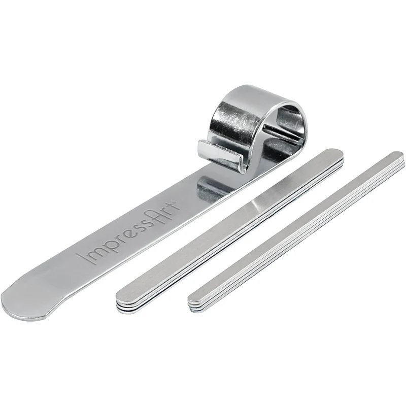 Biegewerkzeug und Metallbänder für Armreifen, L 15 cm, B 6-106 mm, Aluminium, 1 Set [HOB-67594]