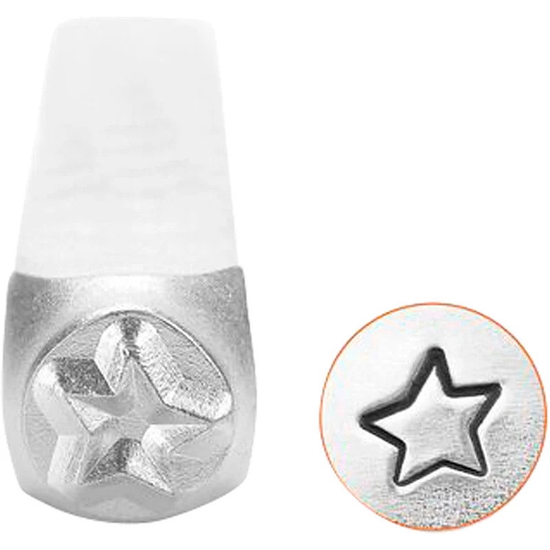 Prägestempel, Stern, L 65 mm, Größe 3 mm, 1 Stk [HOB-67566]