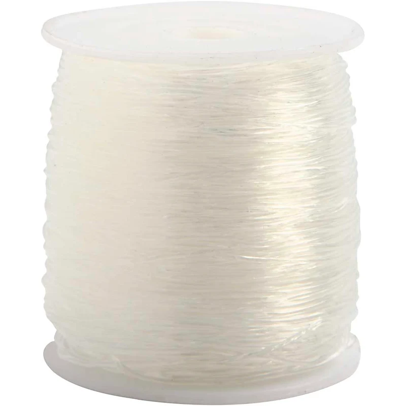 Elastische Schnur, rund, Dicke 0,8 mm, 100 m/ 1 Rolle [HOB-61542]