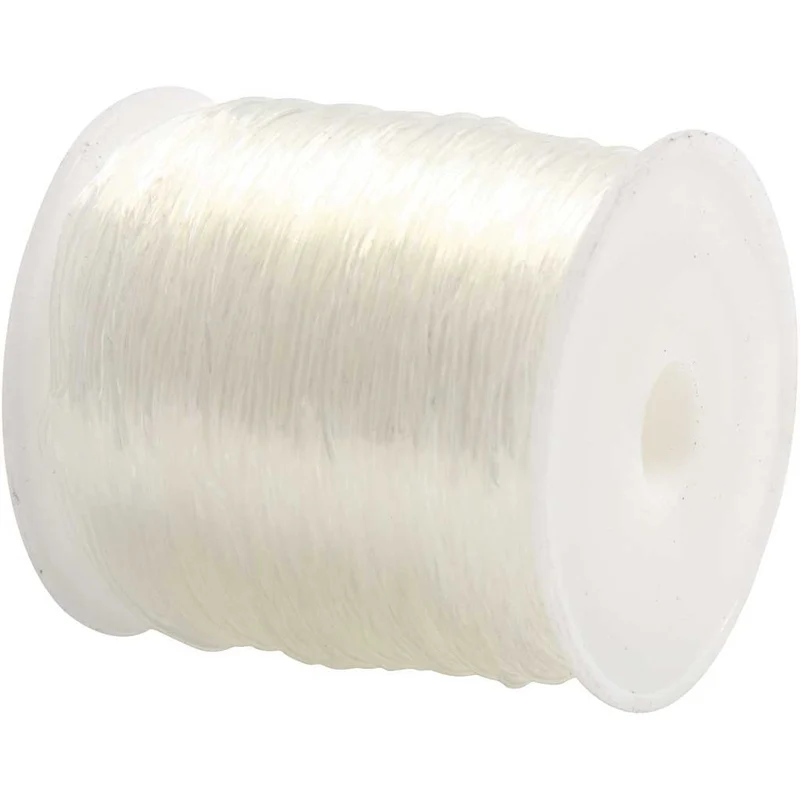 Elastische Schnur, rund, Dicke 0,8 mm, 100 m/ 1 Rolle [HOB-61542]