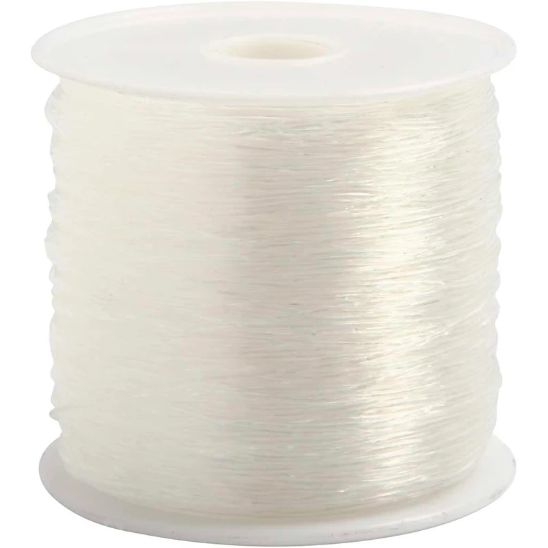 Elastische Schnur, rund, Dicke 0,5 mm, 100 m/ 1 Rolle [HOB-61540]