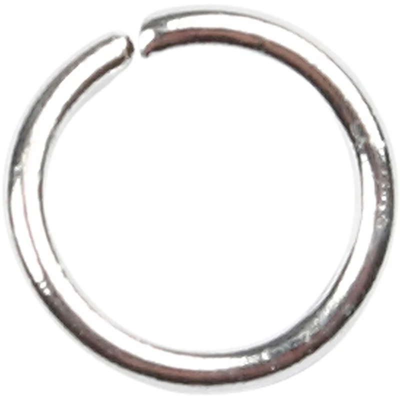 Biegering, Größe 5,4 mm, Dicke 0,7 mm, Versilbert, 500 Stk/ 1 Pck [HOB-61379]