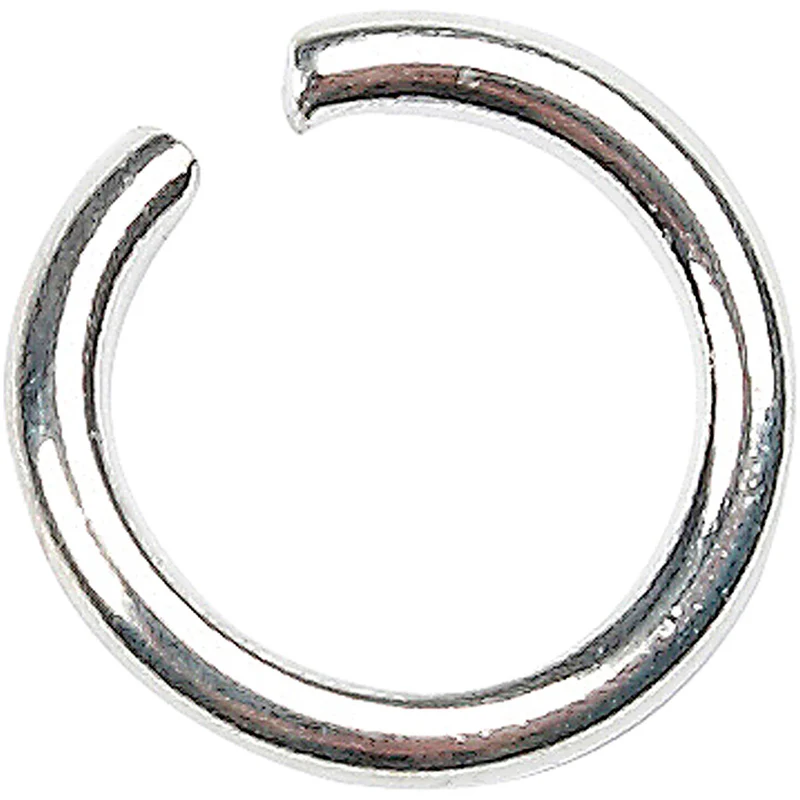 Biegering, Größe 7 mm, Dicke 1 mm, Versilbert, 400 Stk/ 1 Pck [HOB-61378]