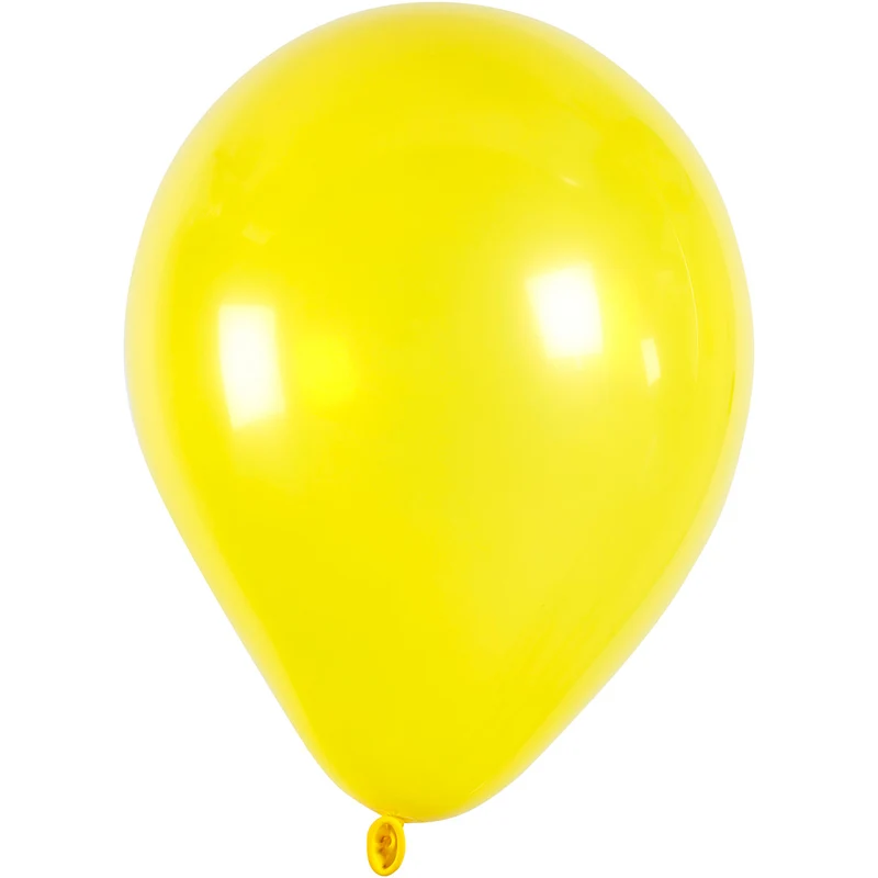 Ballons, rund, D 23 cm, Gelb, 10 Stk/ 1 Pck [HOB-59170]