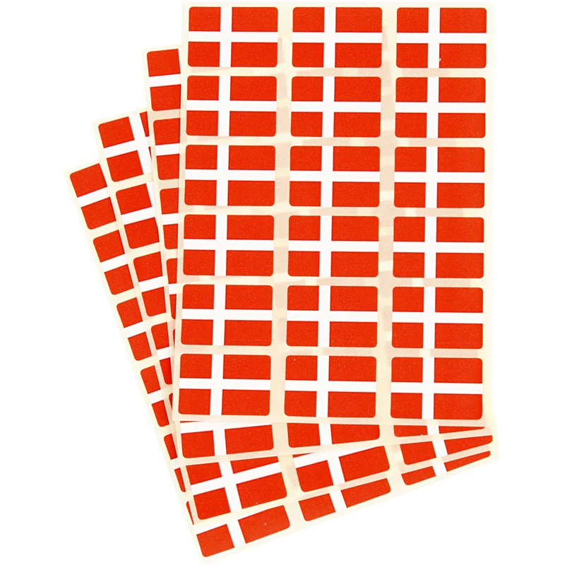 Flaggensticker, Größe 15x22 mm, 72 Stk/ 1 Pck, Dänemark [HOB-59124]