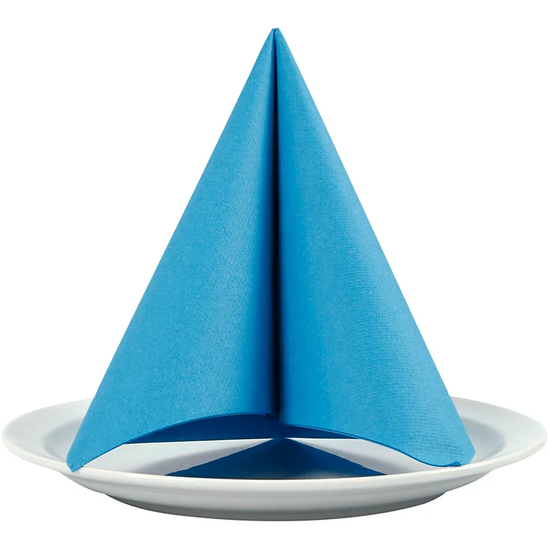 Servietten, Größe 40x40 cm, 60 g, Türkis, 20 Stk/ 1 Pck [HOB-598008]