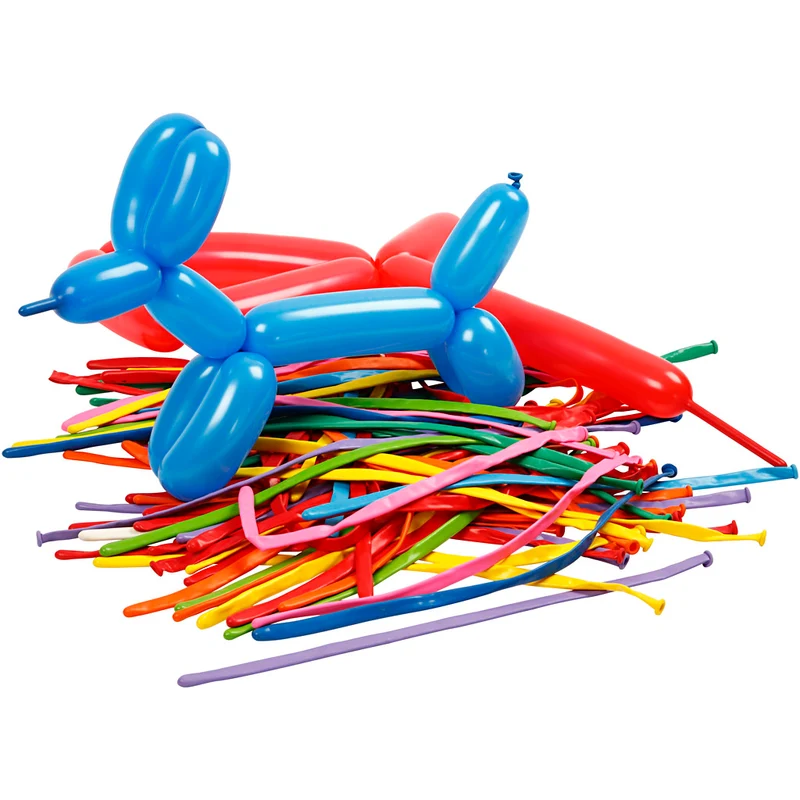 Luftballons, Formbar, L 152 cm, 100 Stk/ 1 Pck [HOB-59106]