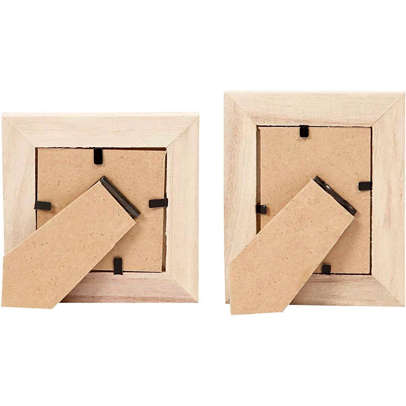 Aufstellrahmen aus Holz, Größe 10x10+9x11 cm, 80 Stk/ 1 Pck [HOB-57773]