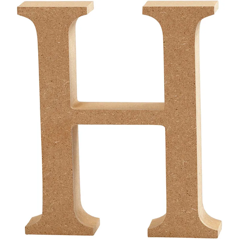 Buchstabe, H, H 8 cm, Dicke 1,5 cm, 1 Stk [HOB-56367]