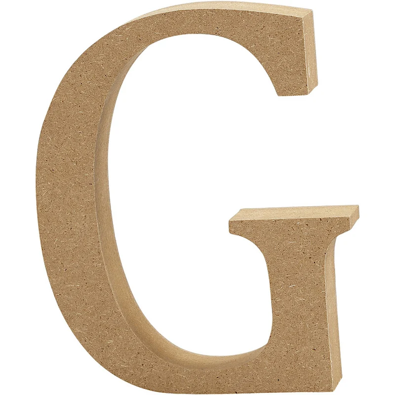 Buchstabe, G, H 8 cm, Dicke 1,5 cm, 1 Stk [HOB-56366]
