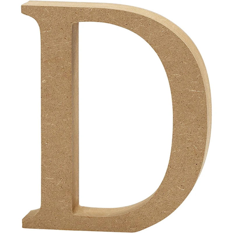 Buchstabe, D, H 8 cm, Dicke 1,5 cm, 1 Stk [HOB-56363]