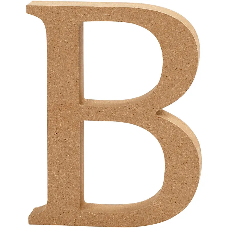 Buchstabe, B, H 8 cm, Dicke 1,5 cm, 1 Stk [HOB-56361]