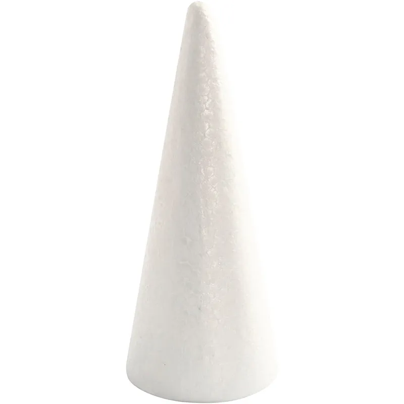 Kegel, H 19,5 cm, D 7 cm, Weiß, 1 Stk [HOB-54362]