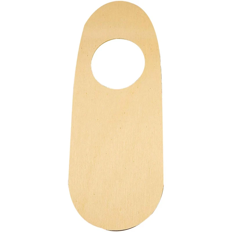 Türschild mit Loch, H 25 cm, B 10 cm, 1 Stk [HOB-577090]