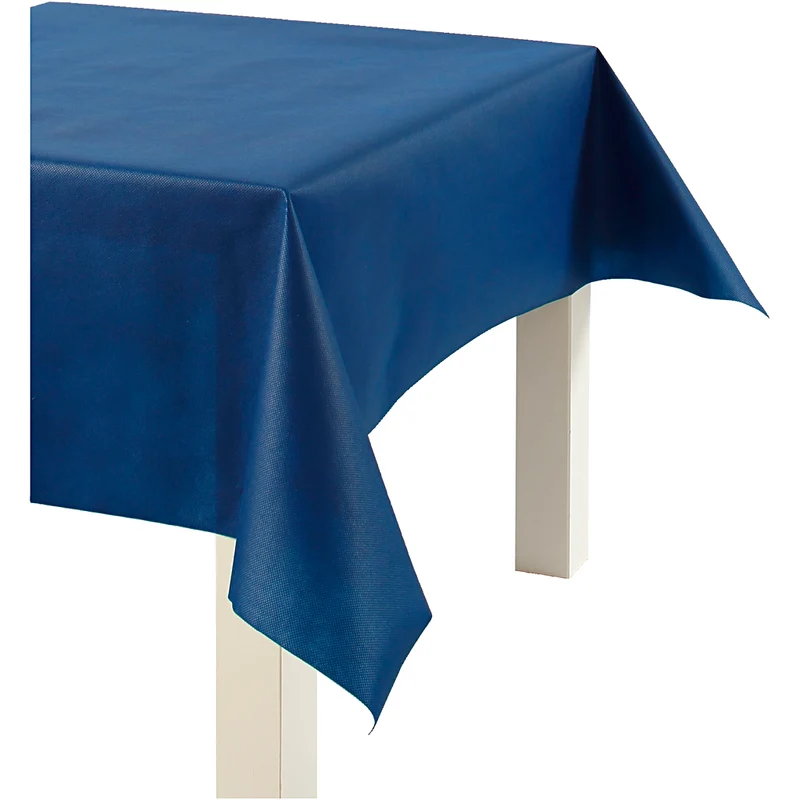 Tischtuch aus Stoffimitat, B 125 cm, 70 g, Dunkelblau, 10 m/ 1 Rolle [HOB-594004]