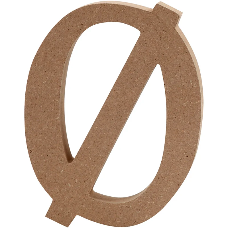Buchstabe, Ø, H 13 cm, Dicke 2 cm, 1 Stk [HOB-56350]