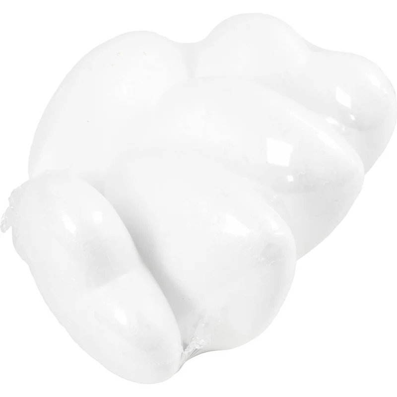 Herz, H 11 cm, T 5 cm, B 11,5 cm, Weiß, 5 Stk/ 1 Pck [HOB-543561]