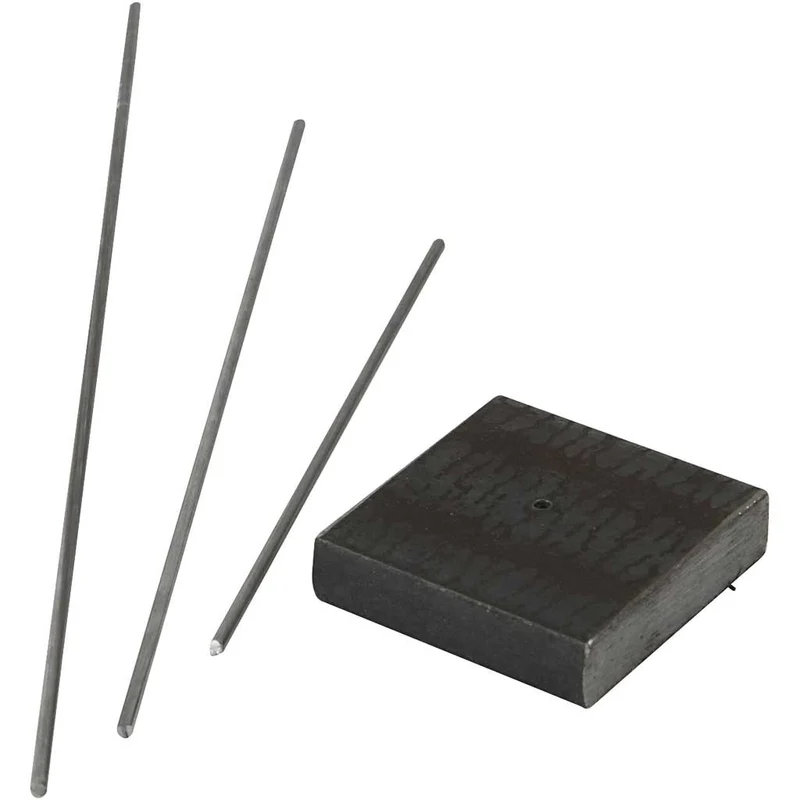 Standfuß, Größe 4x4x1 cm, Lochgröße 2 mm, 1 Stk [HOB-58030]