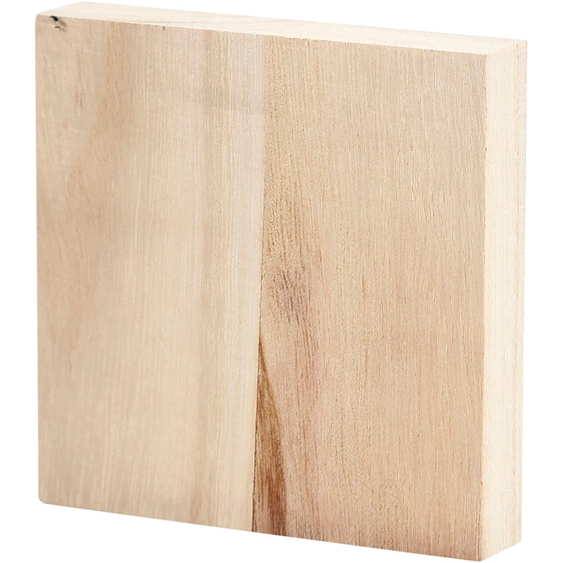 Holztafel, Größe 9,6x9,6 cm, Dicke 20 mm, 1 Stk [HOB-57682]