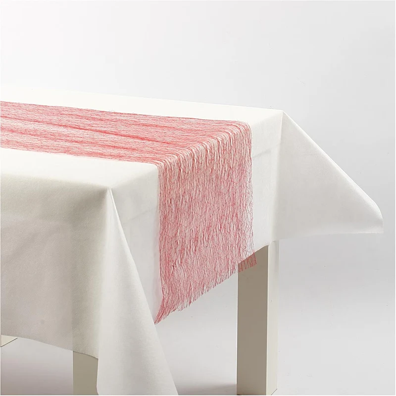 Tischläufer, B 30 cm, Rot, 10 m/ 1 Rolle [HOB-593003]