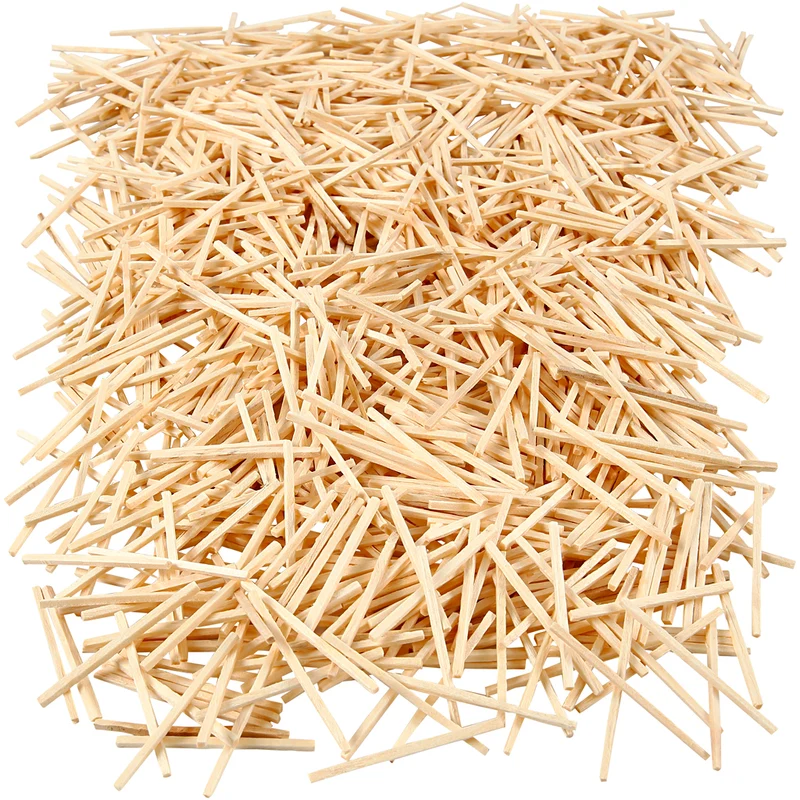 Bastelhölzchen, L 48 mm, D 2 mm, 8500 Stck., 1 kg [HOB-56491]