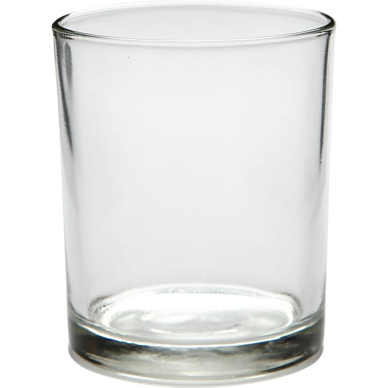Teelichtglas, H 8,3 cm, D 6,9 cm, 240 ml, 12 Stk/ 1 Pck [HOB-55826]