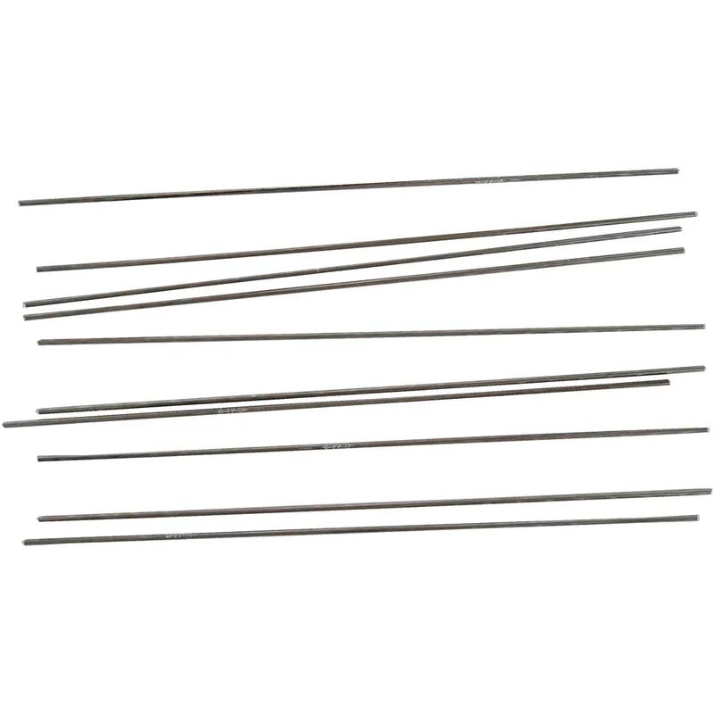 Metallstäbe, L 20 cm, D 2 mm, 10 Stk/ 1 Pck [HOB-58026]